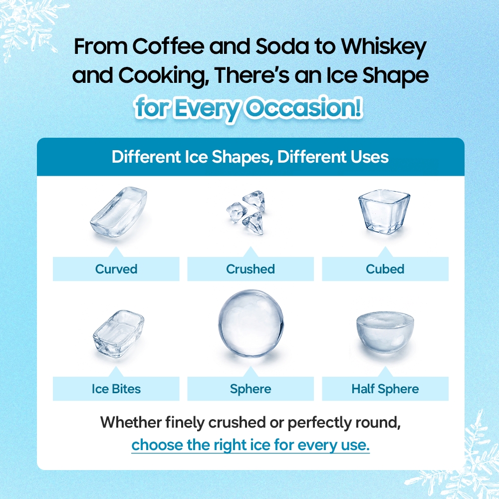 Six types of ice