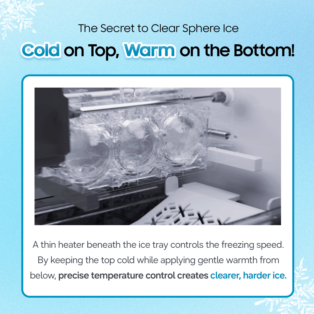 The secret behind crystal-clear ice