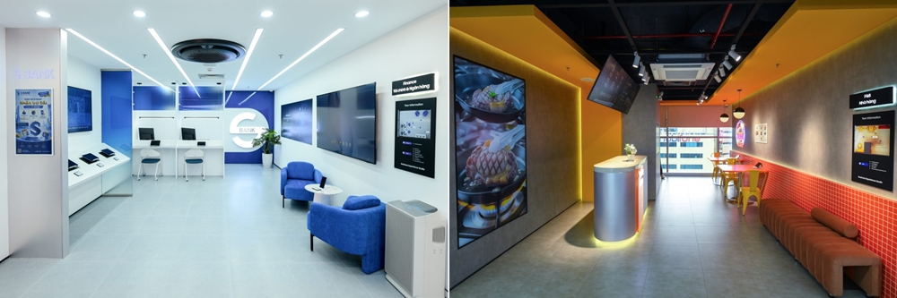 For finance and banking, BES demonstrates digital customer and employee touchpoints using Smart Signage, monitors, Business TVs, mobile devices, and the slim, lightweight and energy-efficient Color E-Paper (EMDX model) display for optimized financial transactions.