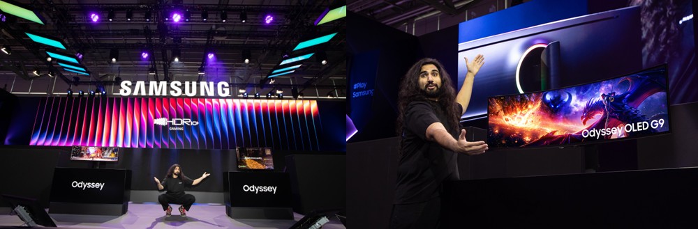 Twitch streamer Esfand joins Samsung on stage at Gamescom 2026 to discuss the role of displays in gaming.