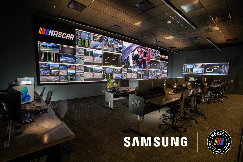 The Wall provides NASCAR’s Remote Race Control center with a large, clear view of live race data, video feeds, and on-track conditions.