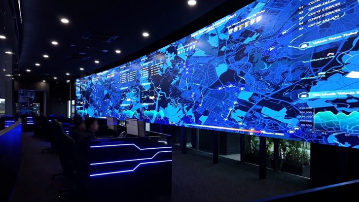 От «умного города» до гоночной трассы: The Wall от Samsung в диспетчерских пунктах