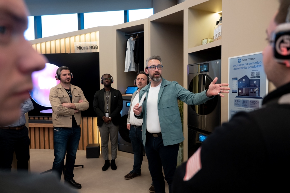 At "The Brief Milan" in Milan, Italy, Samsung showcased a lineup of energy-efficient built-in appliances, offering solutions suited to European living environments.