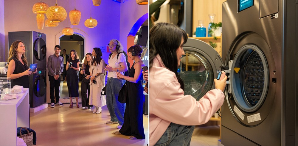 At "The Brief" events held across Latin America, Samsung introduced AI home technologies that connect various home appliances through SmartThings, allowing users to manage them from one place. Pictured: Events in Brazil (left) and Mexico (right).