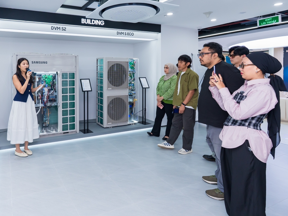At "The Brief Hanoi" in Hanoi, Vietnam, Samsung showcased a wide range of products and technologies, from AI-powered home appliances to HVAC solutions, expanding its presence across new market segments.