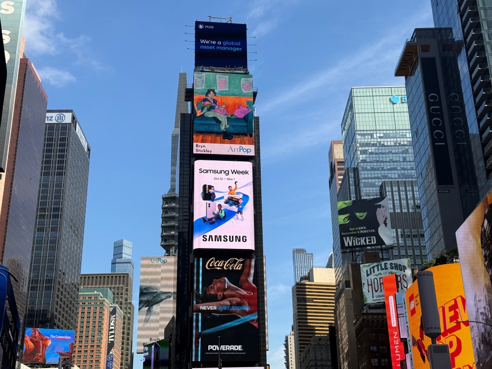 Samsung Week 2026 campaign in New York City