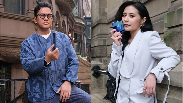 Arief Muhammad＆Prilly Latuconsinaは、最新のSamsung折りたたみ携帯電話を使用しています。これが反応です！ – サムスンニュースルームインドネシア