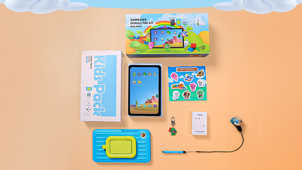 Galaxy Tab A11 Kids Pack, Paket Tablet Paling ManTAB untuk Main dan Belajar 48 Galaxy Tab A11 Kids Package