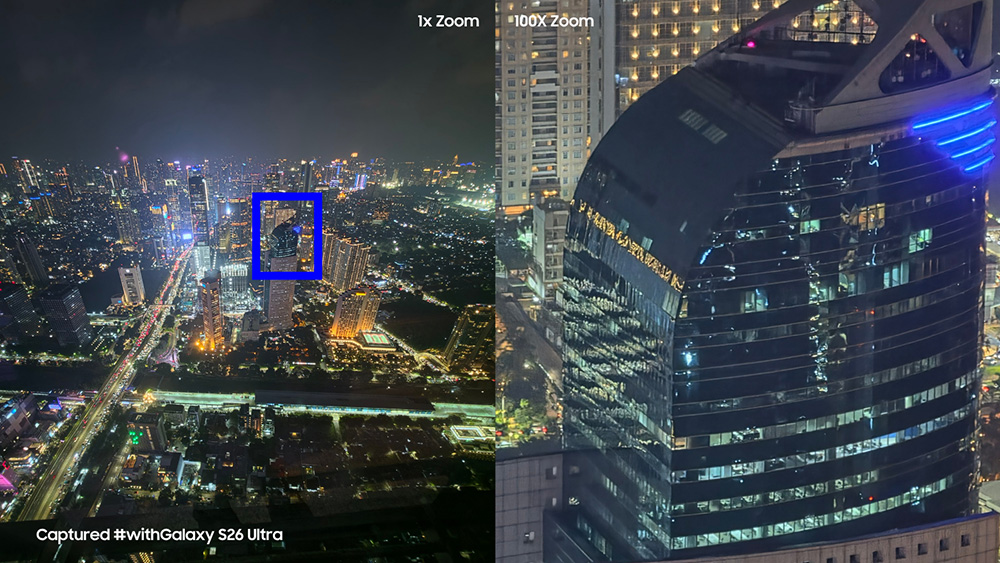 Galaxy S26 Ultra mampu mempertahankan detail meski mengambil gambar pada jarak yang sangat jauh