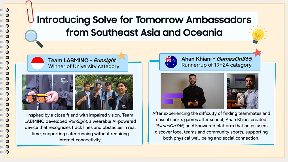 Memperkenalkan Solve for Tomorrow Ambassadors dari Asia Tenggaran dan Oseania