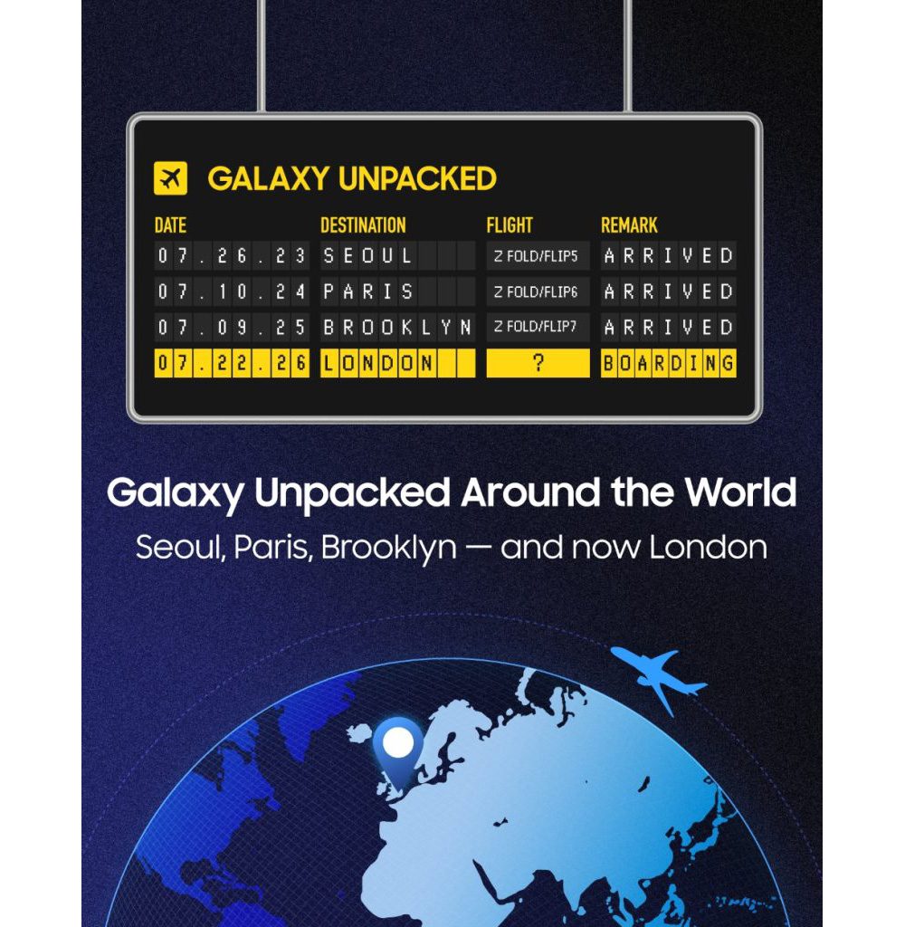 Galaxy Unpacked di seluruh dunia