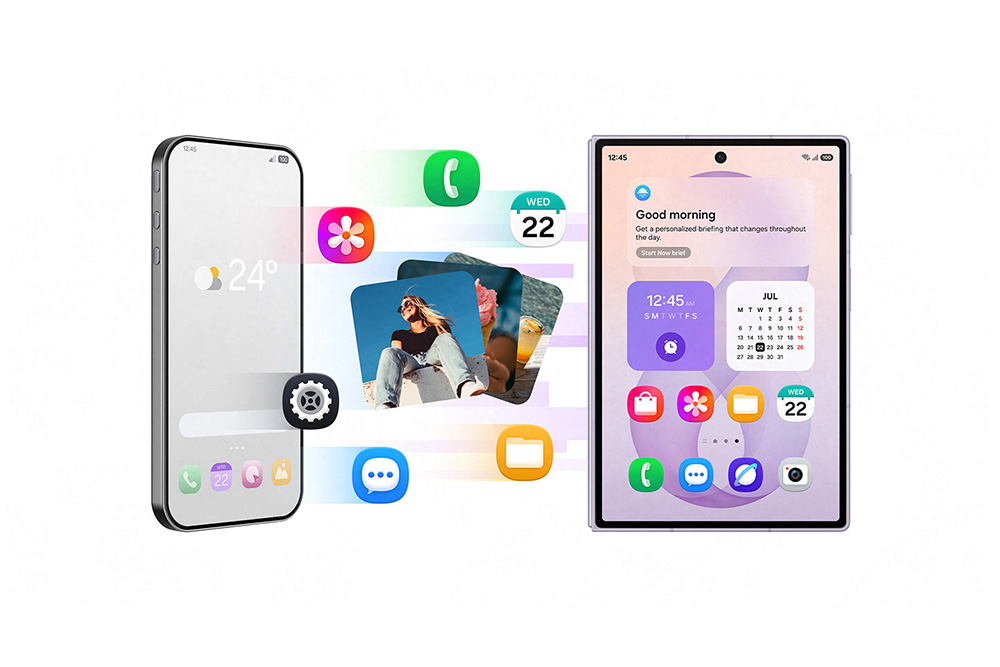 Beralih ke perangkat Galaxy baru lebih mudah dengan Smart Switch yang membantu memindahkan berbagai data dan pengaturan pengguna.