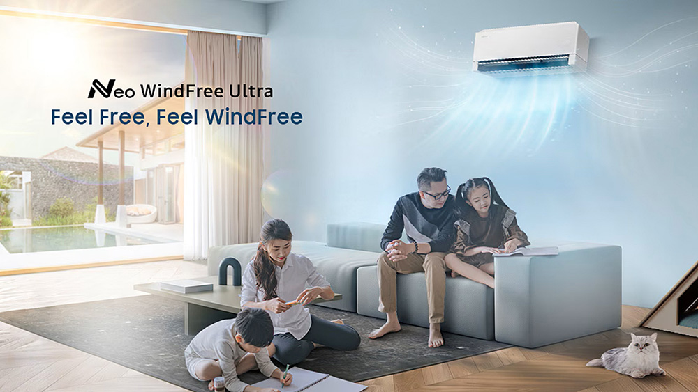 Samsung AC Neo WindFree Ultra untuk menjaga kenyamanan dan kesejukan di rumah.