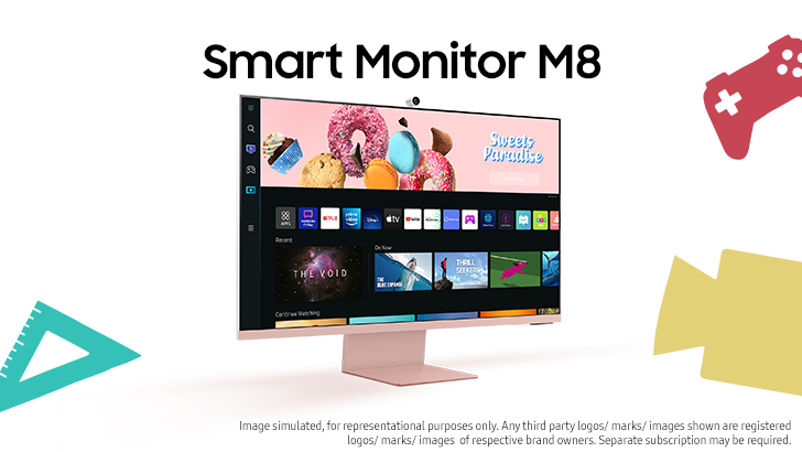 Samsung Launches Smart Monitor M8 in India, a Stylish Monitor that