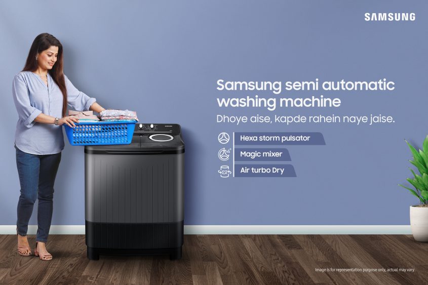 Samsung Launches its New Lineup of SemiAutomatic Washing Machines