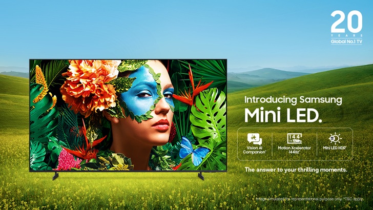 Samsung Unveils Next-Gen Vision AI-Powered Mini LED TVs for Enhanced Viewing in India