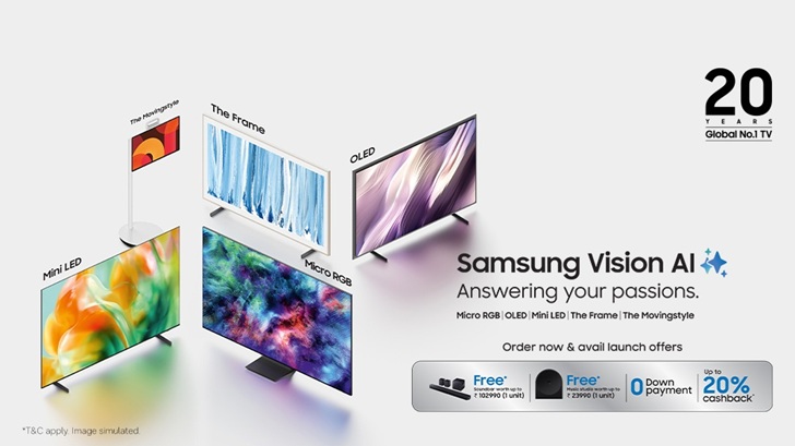 Samsung Brings 2026 Vision AI TV Lineup in India, Launches 72 Models Across Micro RGB, OLED, Neo QLED, The Frame, Mini LED and UHD TVs