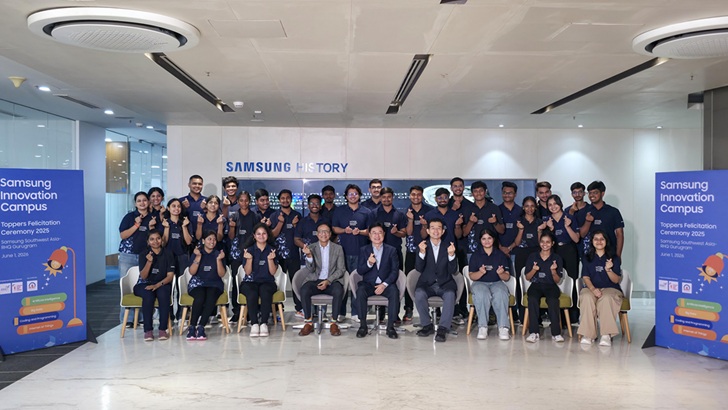 Samsung Awards ₹1 Lakh Each to 30 Samsung Innovation Campus Toppers Across India