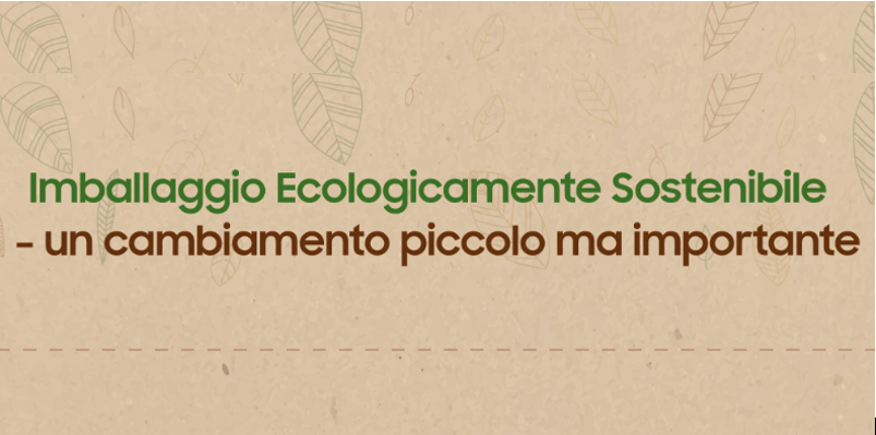Imballaggi ecosostenibili