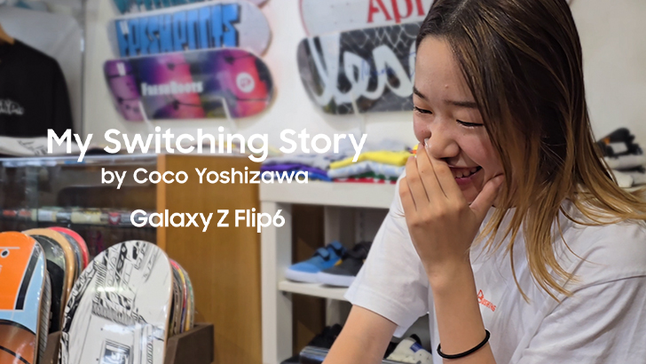 最新AIフォン「Galaxy Z Flip6」新WebCM 「My Switching Story