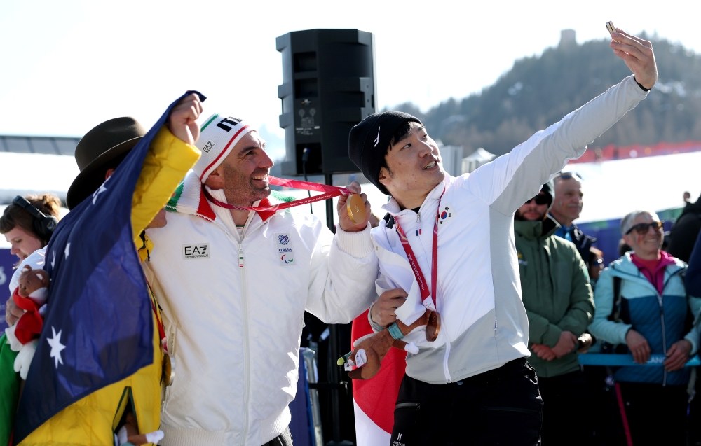 Paralympic Victory Selfie