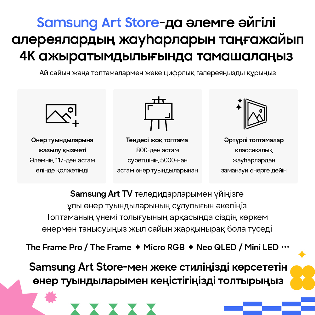 Инфографика Samsung Art Store 2026