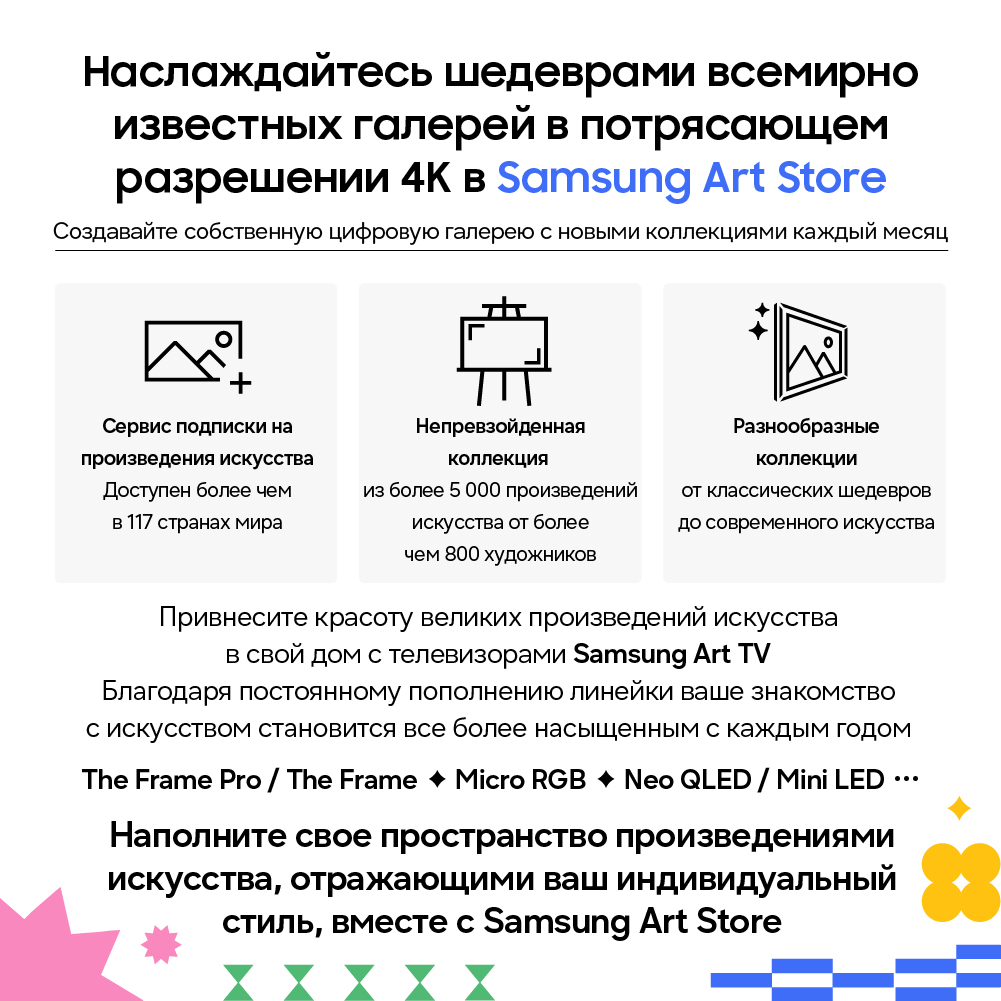 Инфографика Samsung Art Store 2026