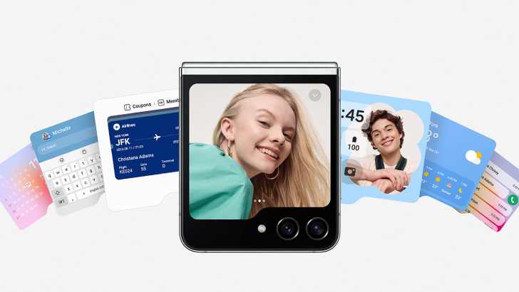 Galaxy z filp5 flex window