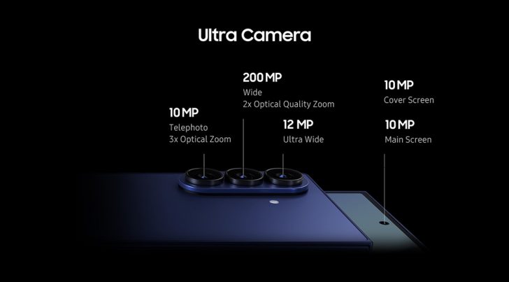 cámara galaxy z fold7