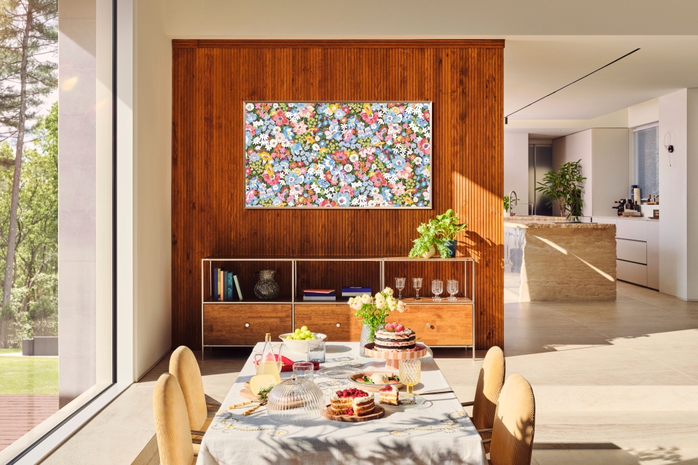 samsung the frame comedor arte Liberty