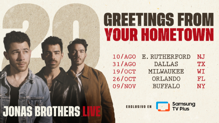 jonas brothers samsung tv plus