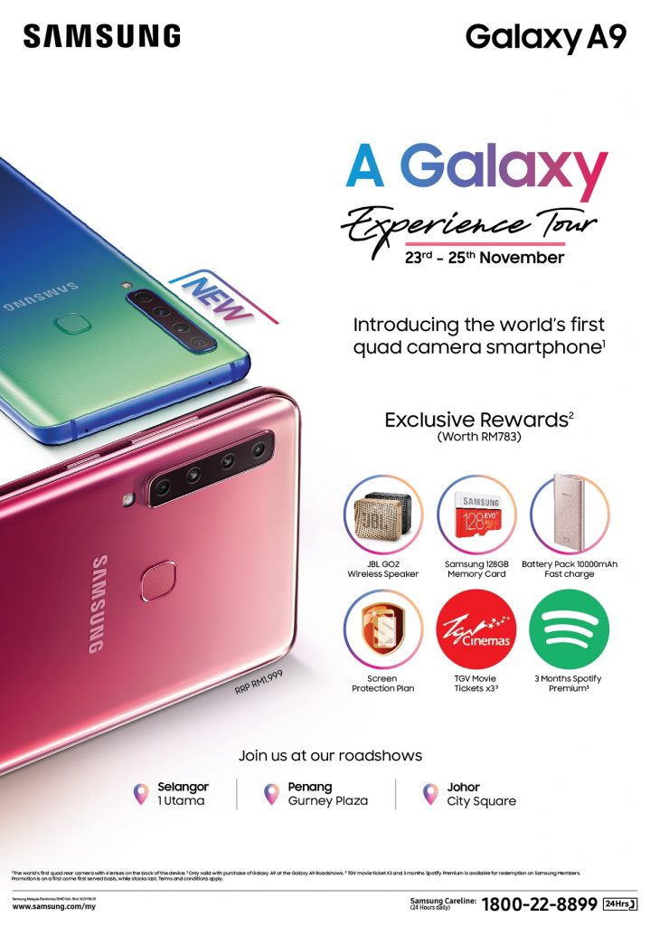 Samsung’s FirstEver QuadCamera Mobile Device is Coming to Malaysia