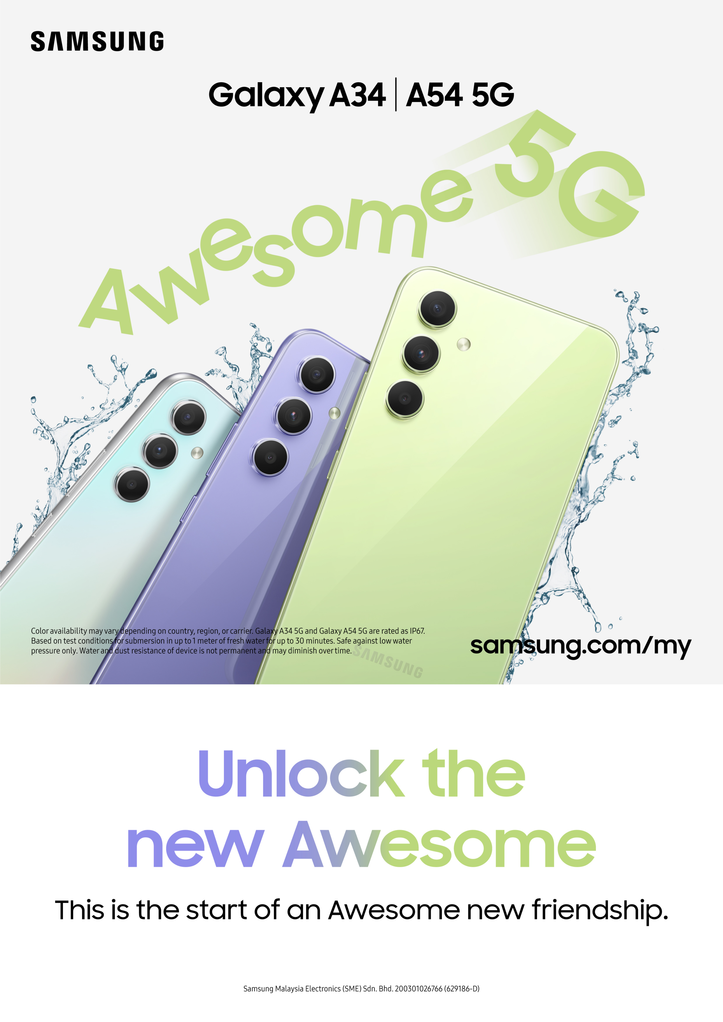 The Samsung Galaxy A54 5G and Galaxy A34 5G: Awesome Experiences for All –  Samsung Newsroom Malaysia