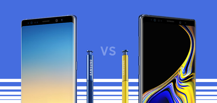 [Infographic] Vergelijking specificaties: Galaxy Note8 vs. Galaxy Note9 ...