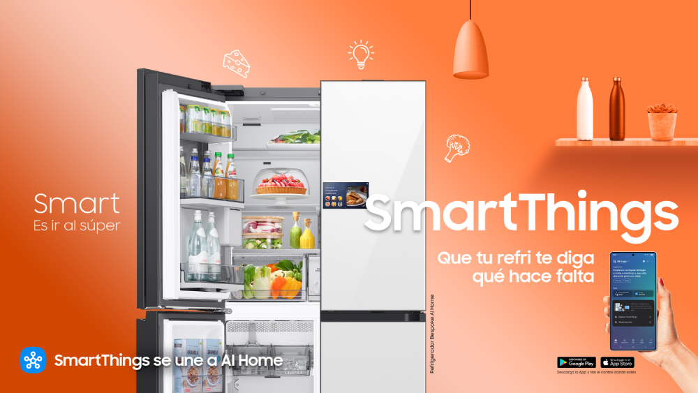 SmartThings: que tu refrigeradora te diga lo que hace falta a través de tu smartphone.