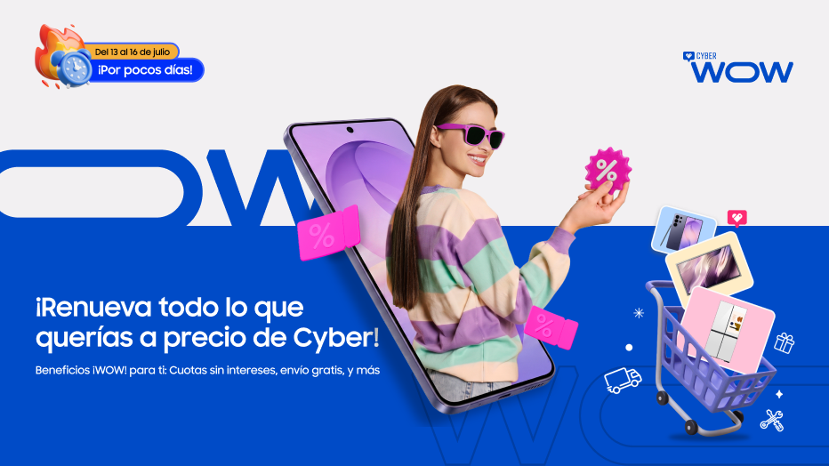 Cyber Wow del 13 al 16 de julio.