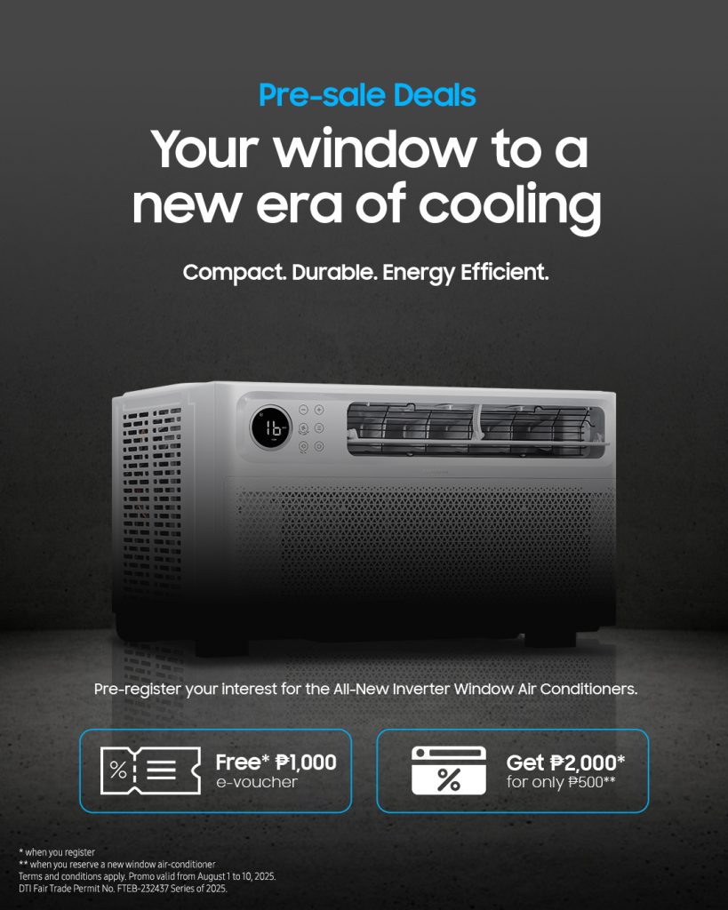 pre-sale deals for the samsung inverter window air conditioner