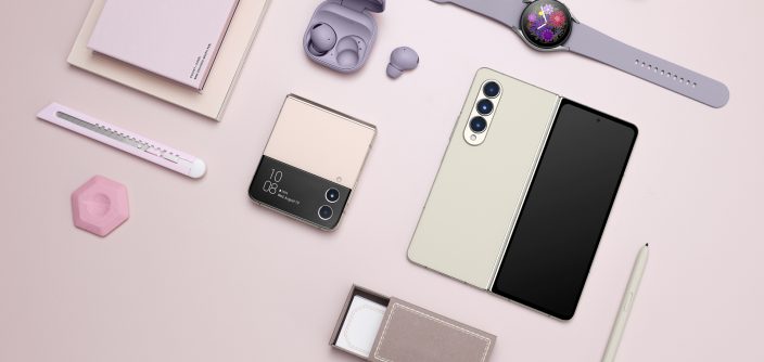 042_eco_galaxy_zfold4_beige_spen_zflip4_pinkgold_watch5_silver_buds2pro_borapurple_Samsung.jpg