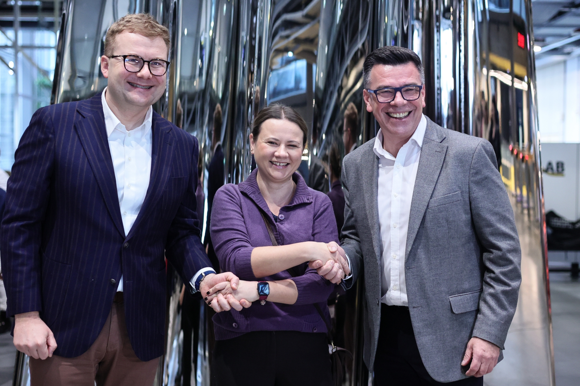 Obrazek z Centrum Nauki Kopernik podczas świętowania 15 milion&oacute;w odwiedzin