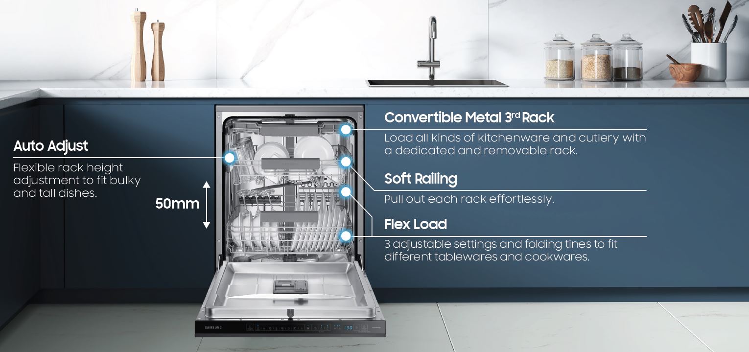 Samsung Launches New Dishwashers Designed for a Hygienic, Convenient