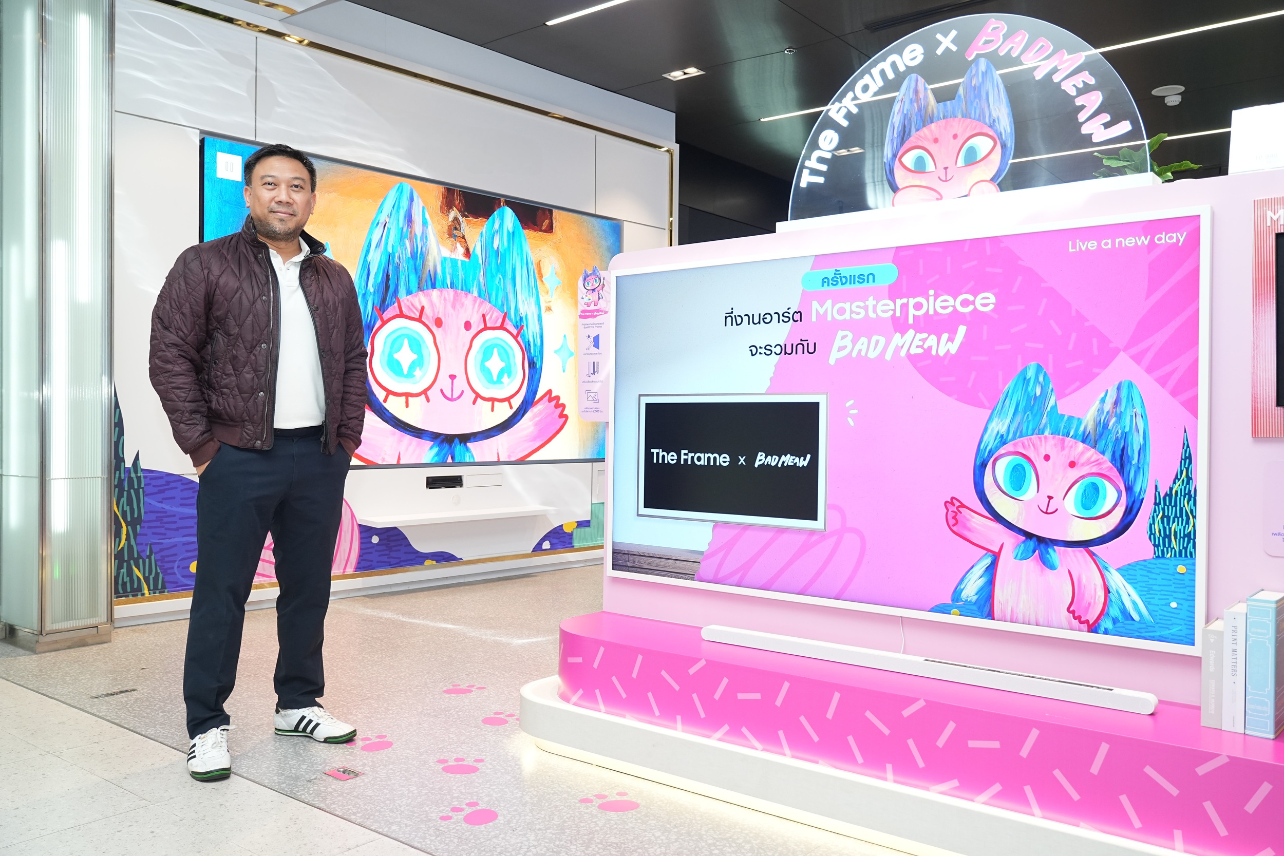 Frame by Frame: Samsung Revolutionizes Home Decor with The Frame x BadMeaw Collaboration, Redefining the Art of Viewing