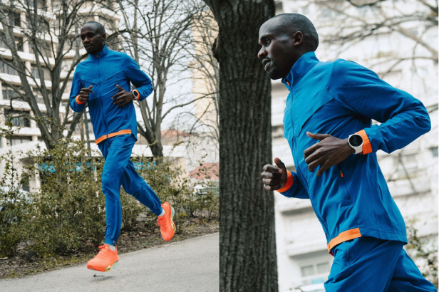 Jacob Kiplimo trains for the London Marathon with his Galaxy Watch8.
