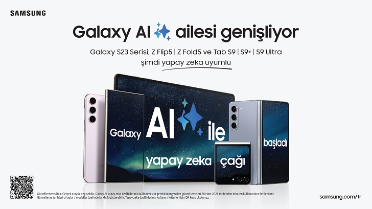 Samsung Electronics Galaxy kullanıcılarını Galaxy AI özelliklerinin ...