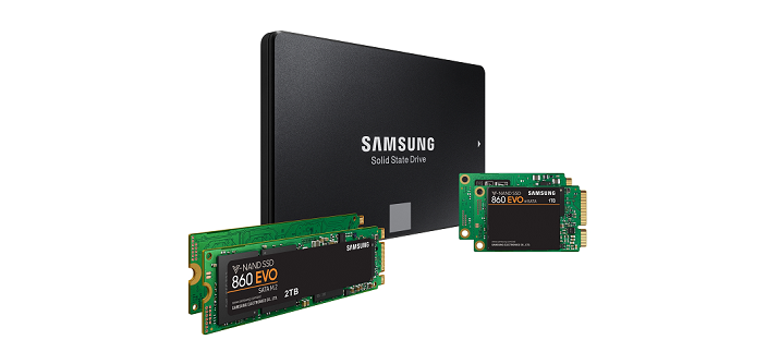 Samsung 860 PRO та 860 EVO з підтримкою V-NAND — твердотілі
