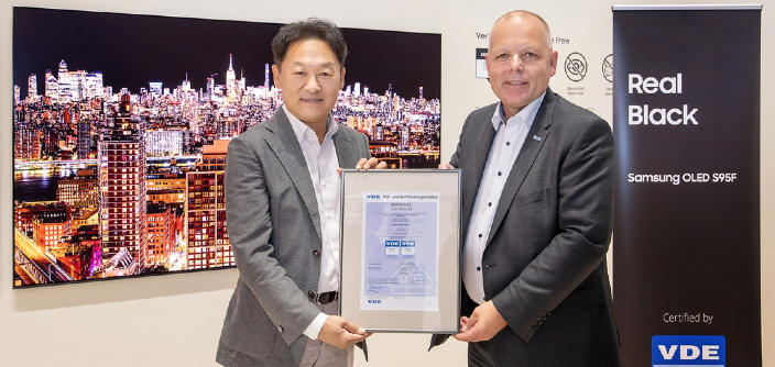Телевізор Samsung OLED 2025 року отримав сертифікат VDE "Real Black" за найкращу в галузі якість зображення