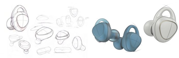 Gear IconX_Sketches and the real product